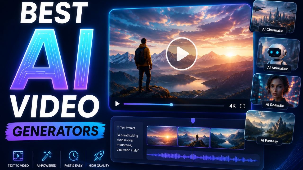 Best AI Video Generators in 2026: My Honest Experience Using the Top AI Video Tools